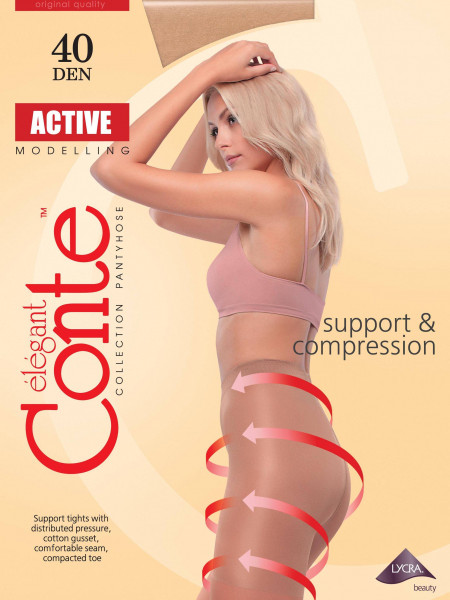 Колготки Conte ACTIVE Nero (черные) 40den Колготки Conte ACTIVE Nero (черные) 40den